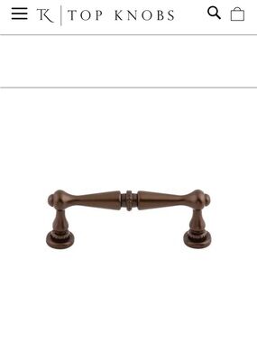 Edwardian Style 5” Center-to-Center Pull in Oil-Rubbed Bronze